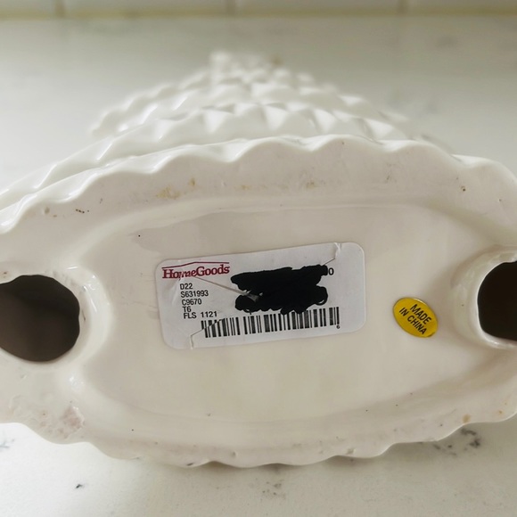 HomeGoods White Ceramic Christmas Tree Tabletop - Picture 8 of 9